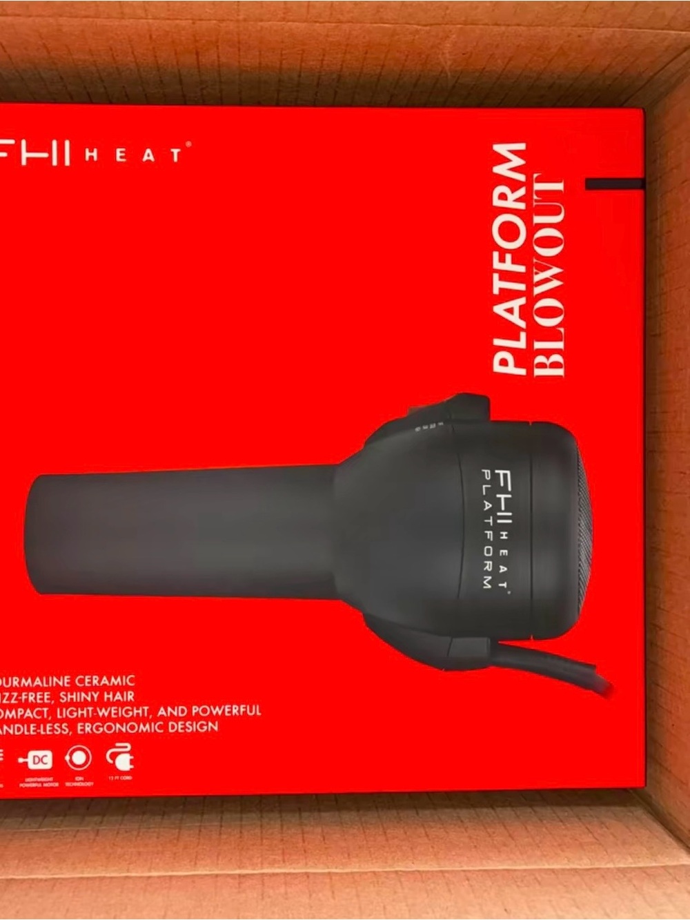 FHI Heat Platform Blowout Hair Dryer - Black